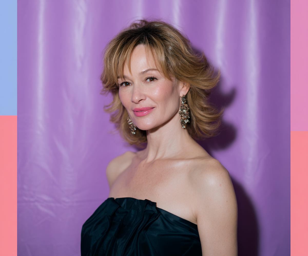 Halflange Gelaagde Slag Met Pony