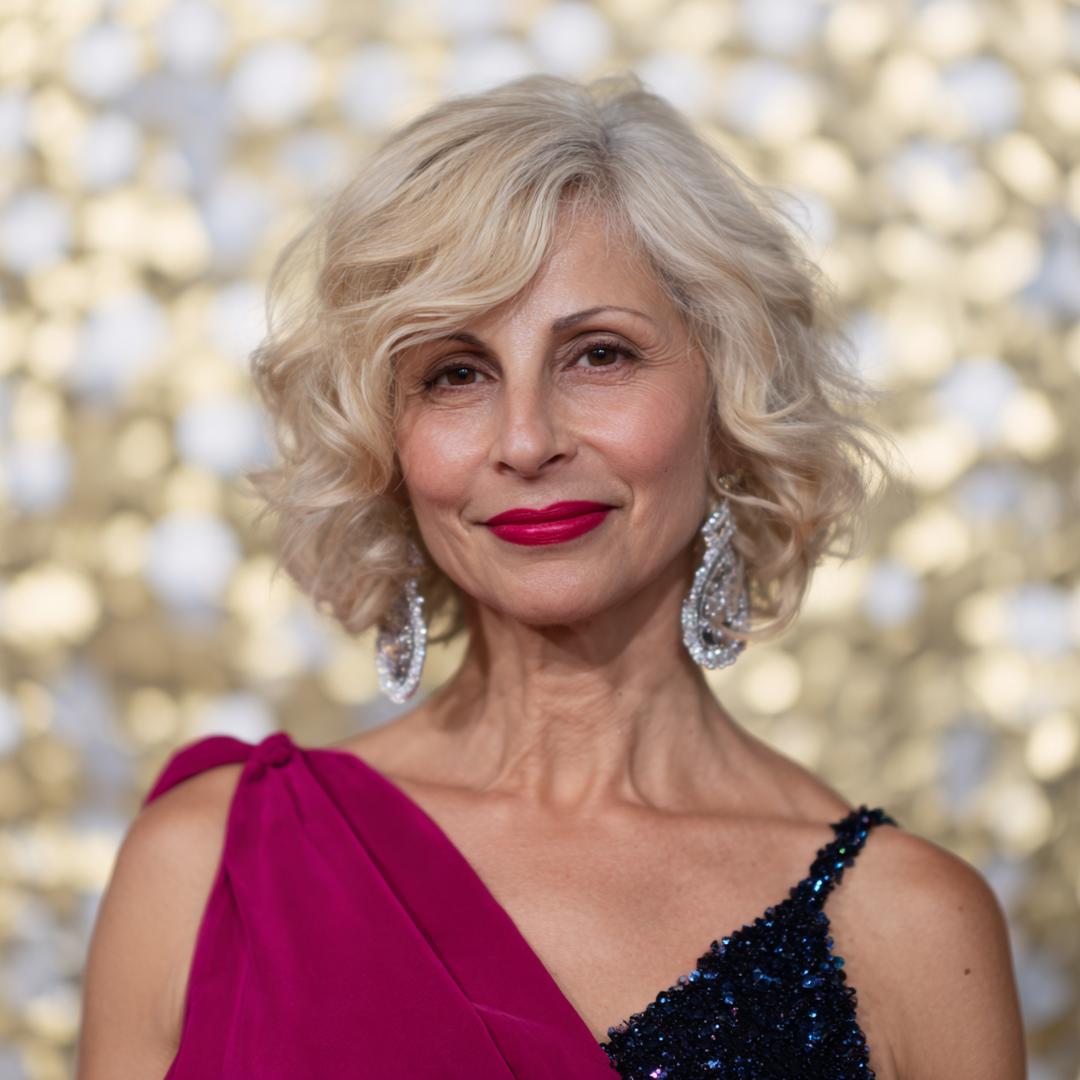 Korte Blonde Krullen Bob