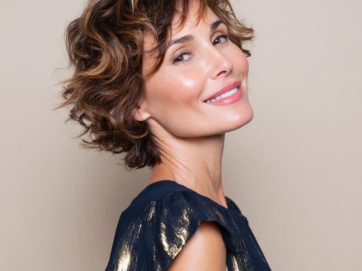 Korte Golvende Bob Met Highlights