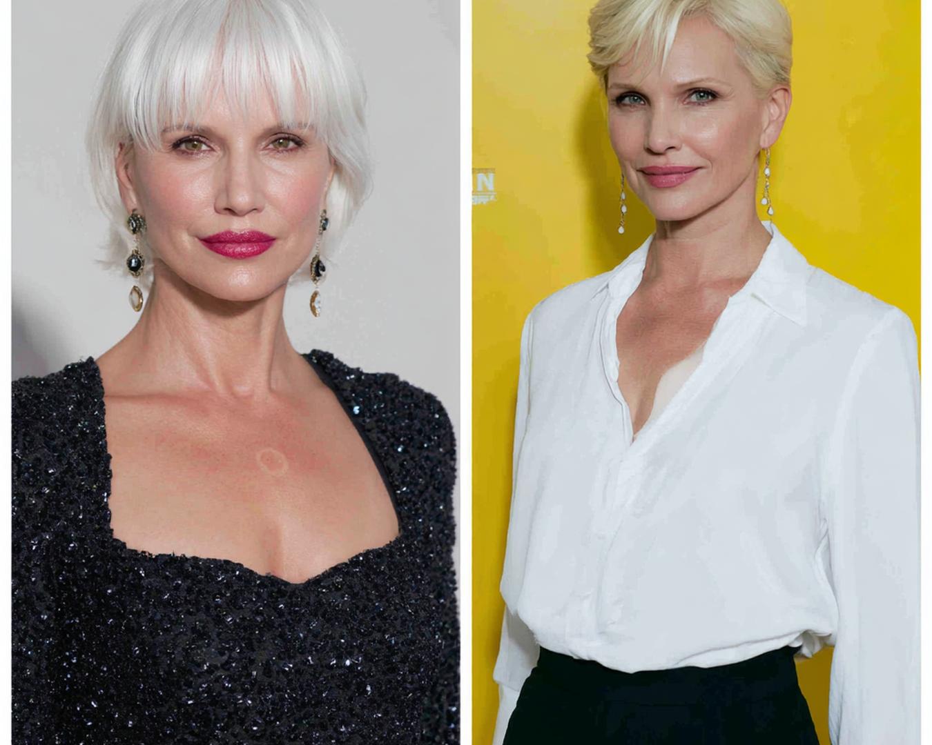 Witte Korte Bob En Pixie
