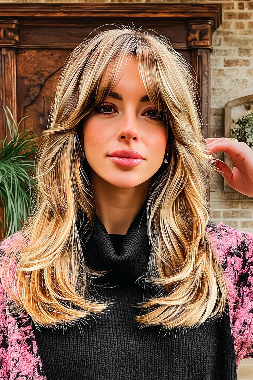 Gelaagde pony perfectie