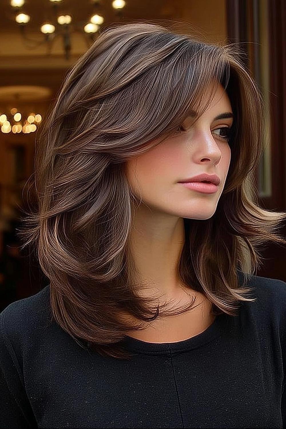 Klassieke bruine golven