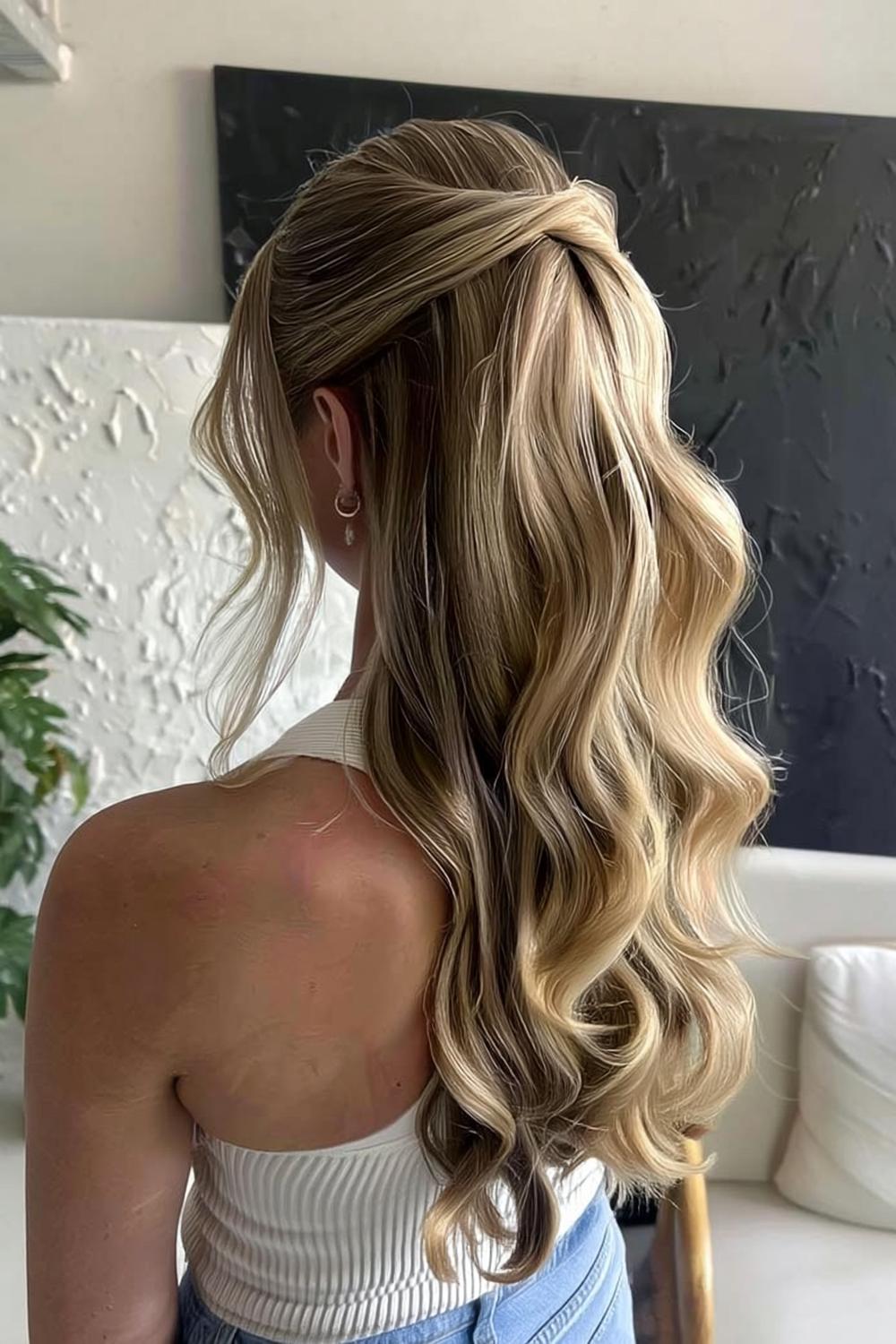 Glamoureuze Hoge Staart