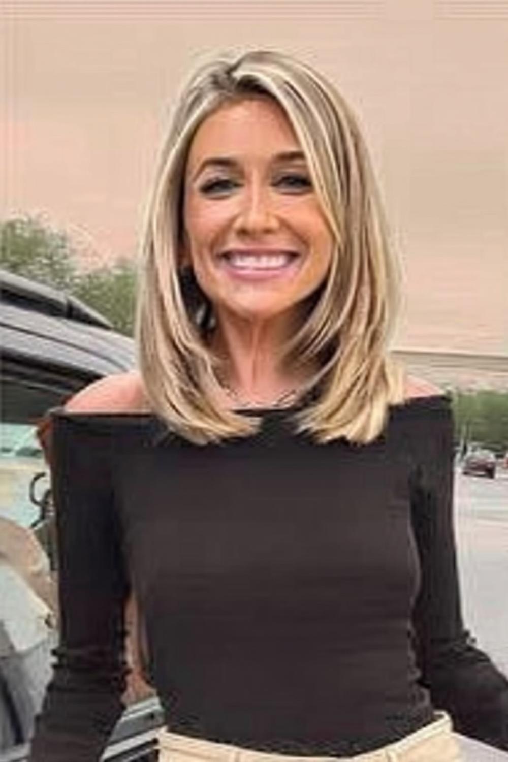 Gelaagde krullen styling