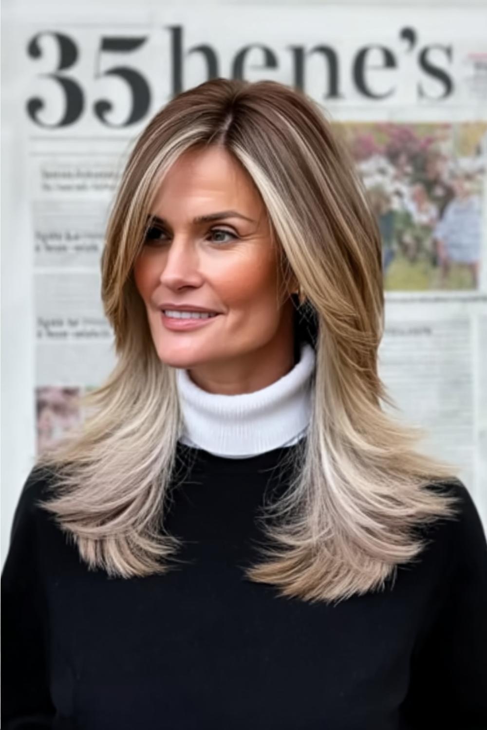 Klassieke gelaagde bob