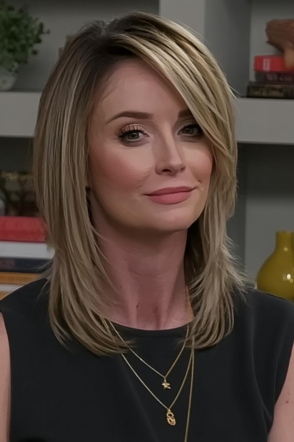 Strakke laagjes met glans