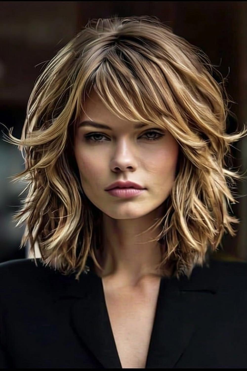 Gestructureerde Blonde Lagen