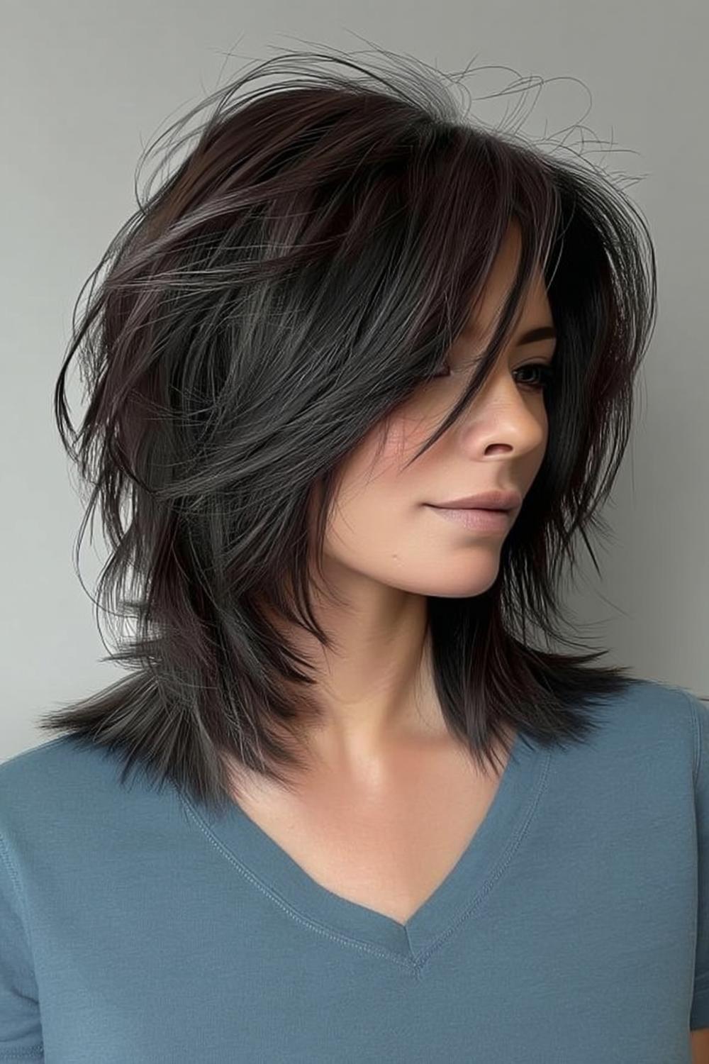 Bruine highlights met lagen