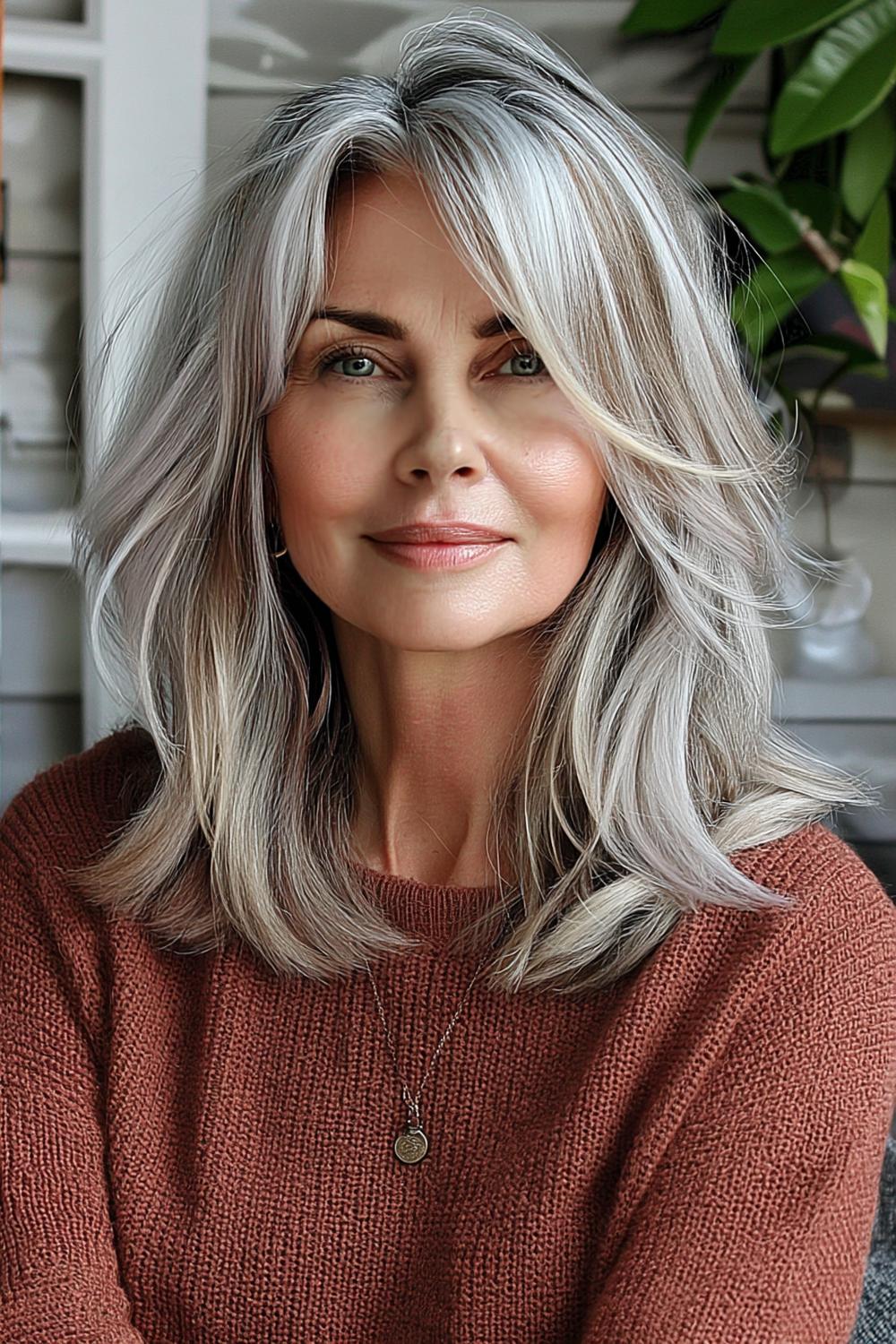 Zilveren elegantie met lagen