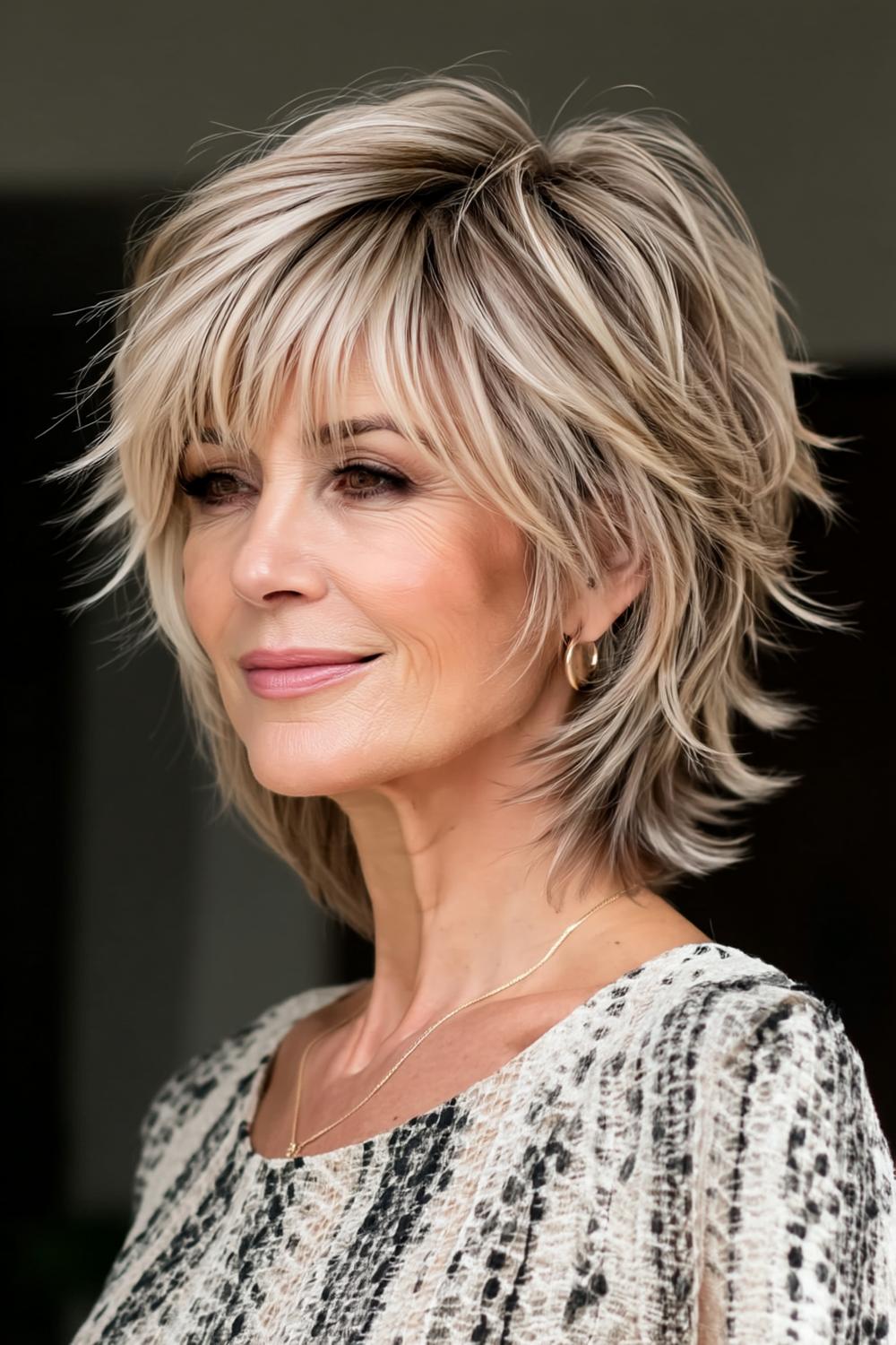 Gelaagde Blonde Pony