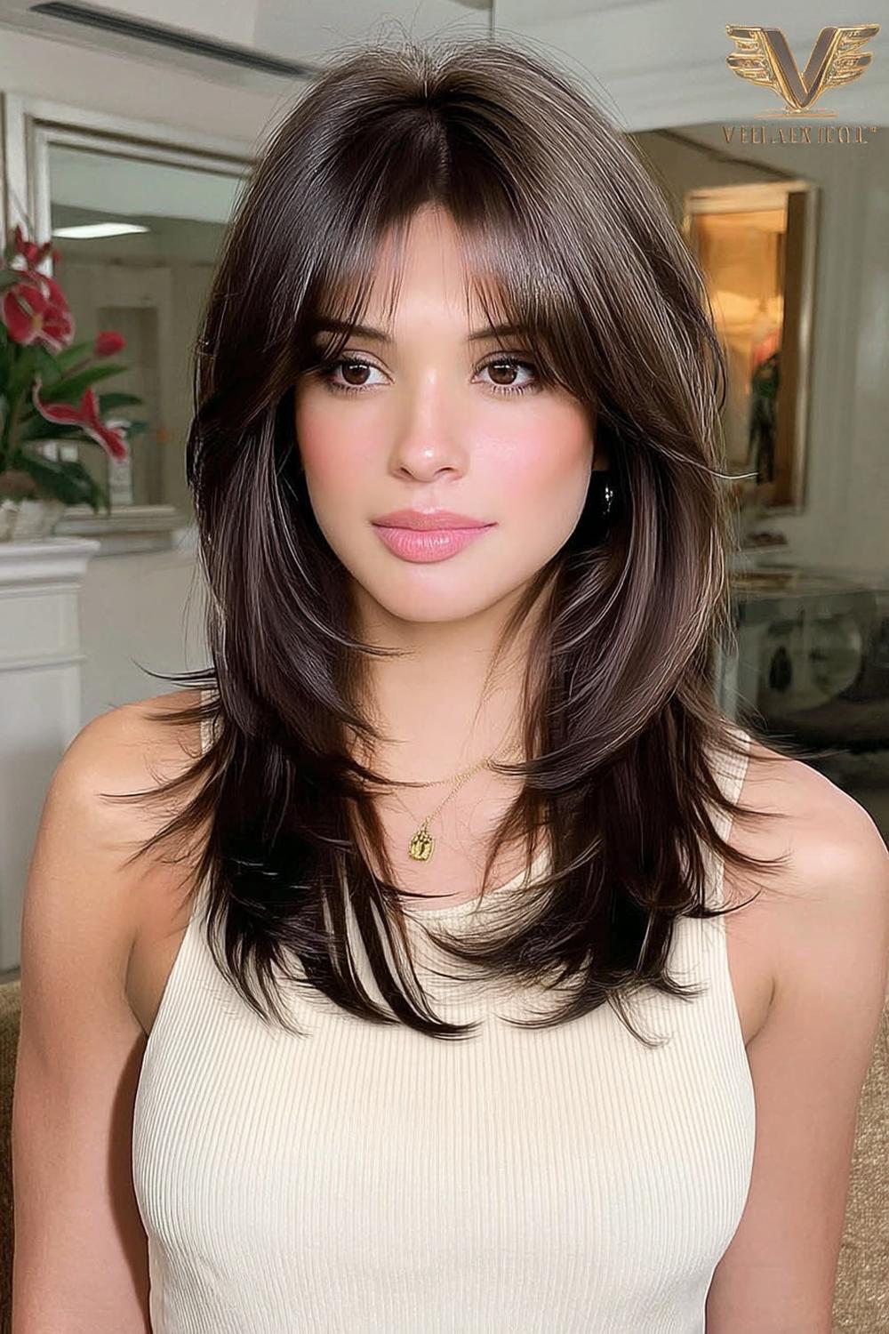 Klassieke Lagenknip met Pony