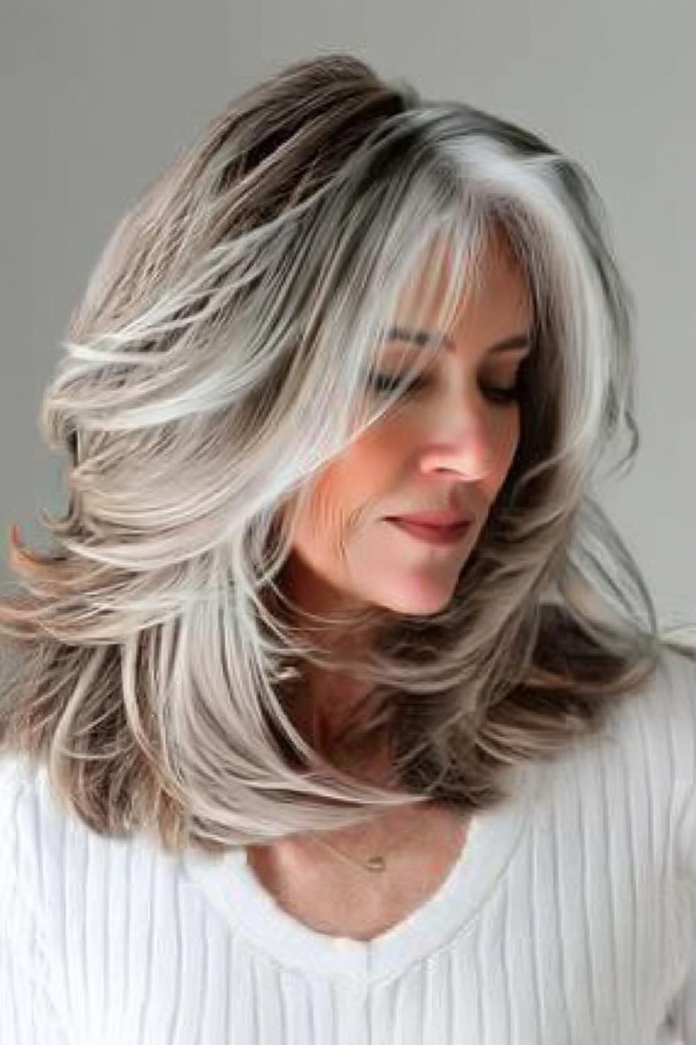 Dynamische Blonde Lagen