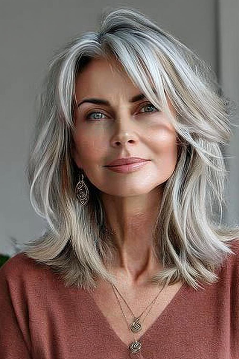 Elegante Zilveren Lokken