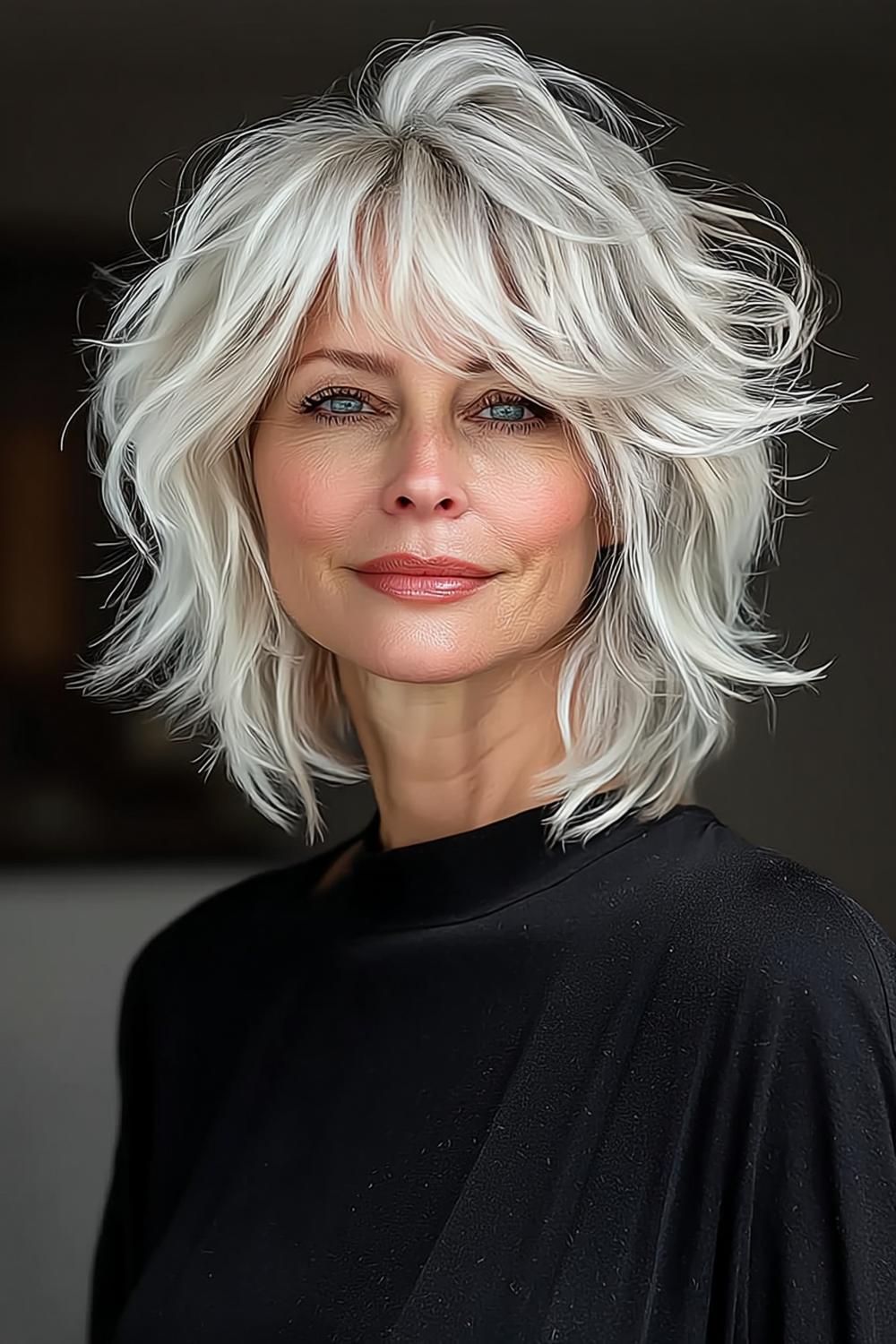 Gestructureerde Grijze Bob