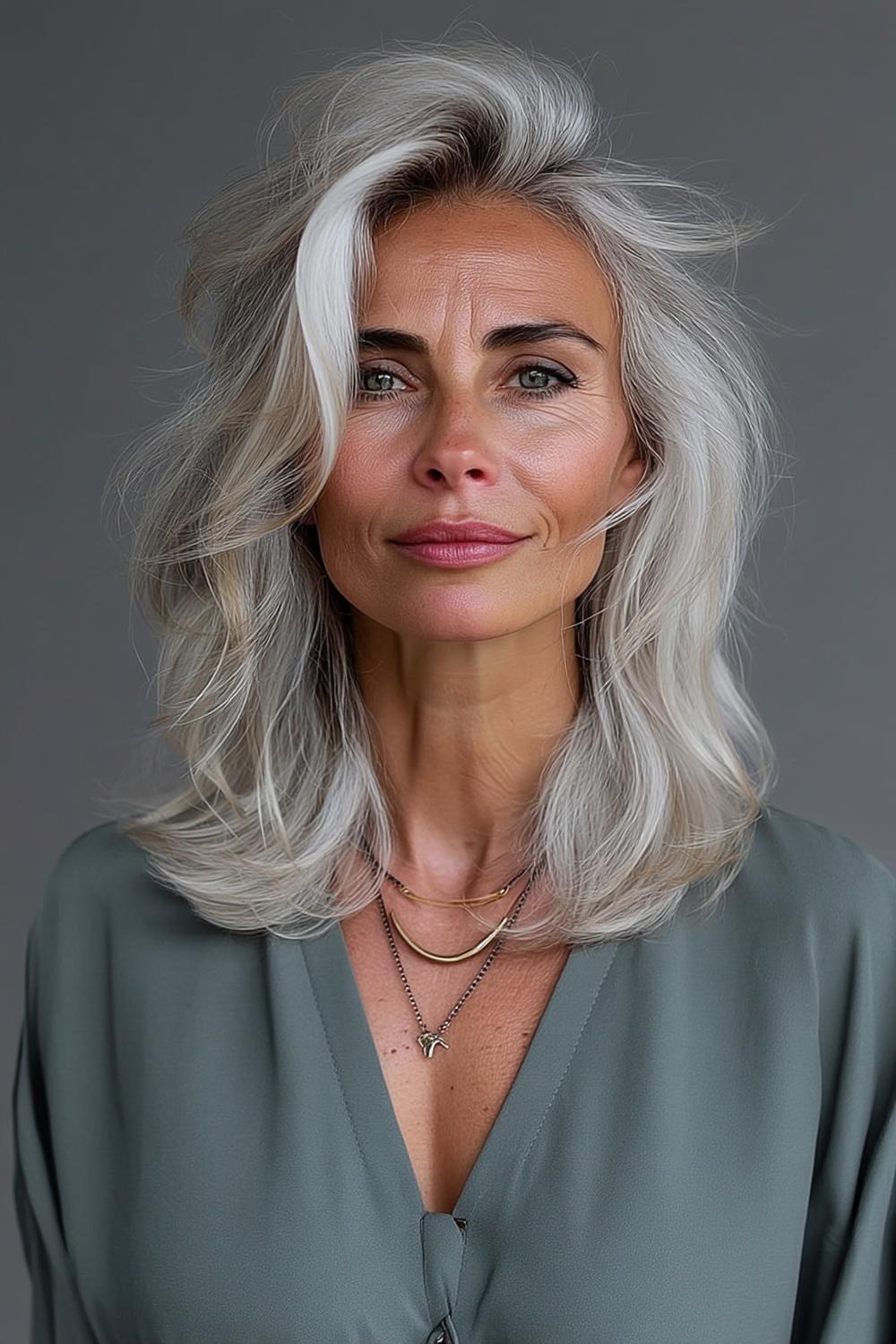 Moderne Zilveren Bob