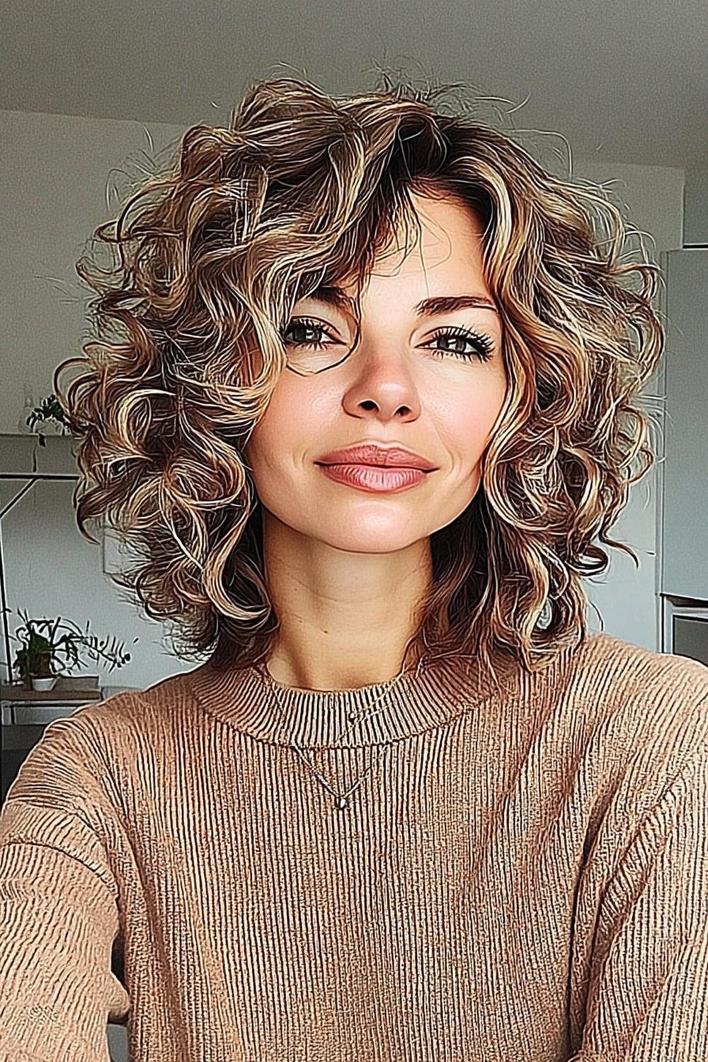 Natuurlijke Krultextuur