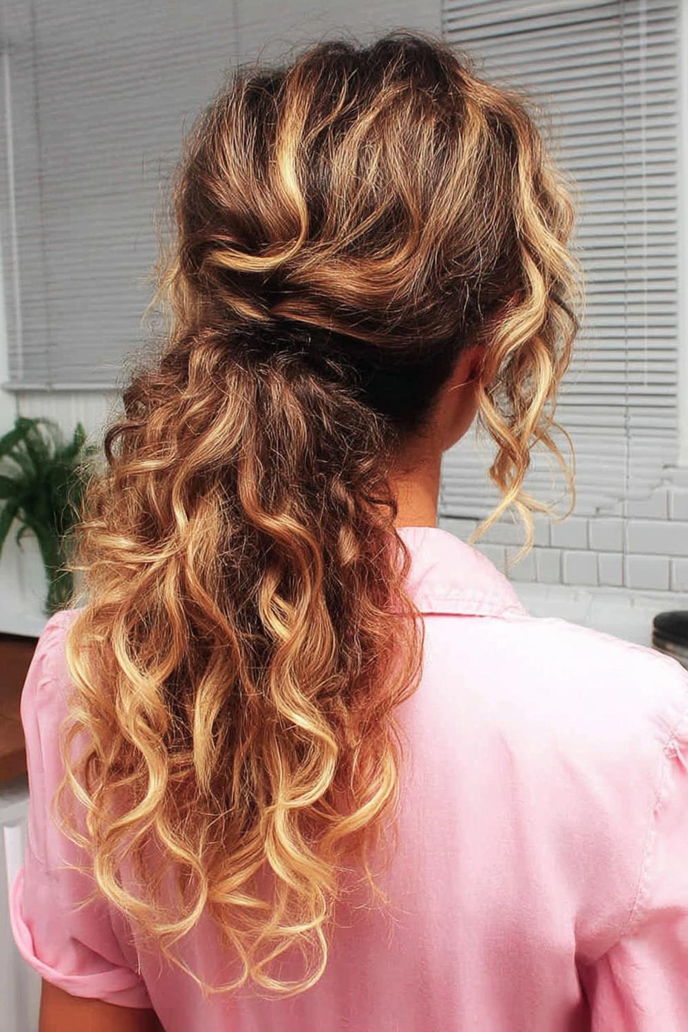 Romantische Krullen Styling