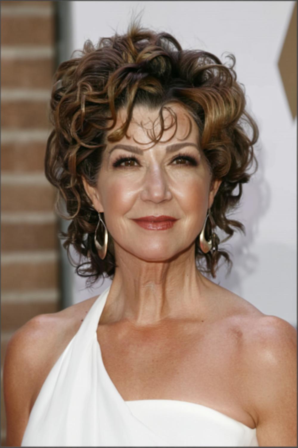 Stijlvolle Grijze Krullen