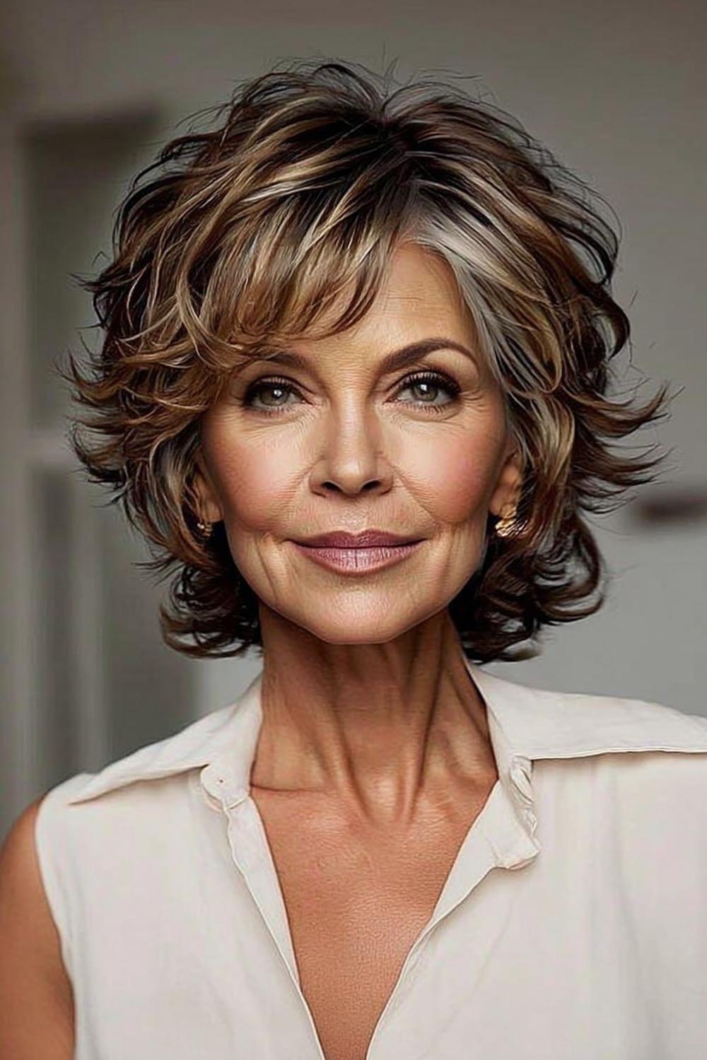 Elegante Grijze Highlights