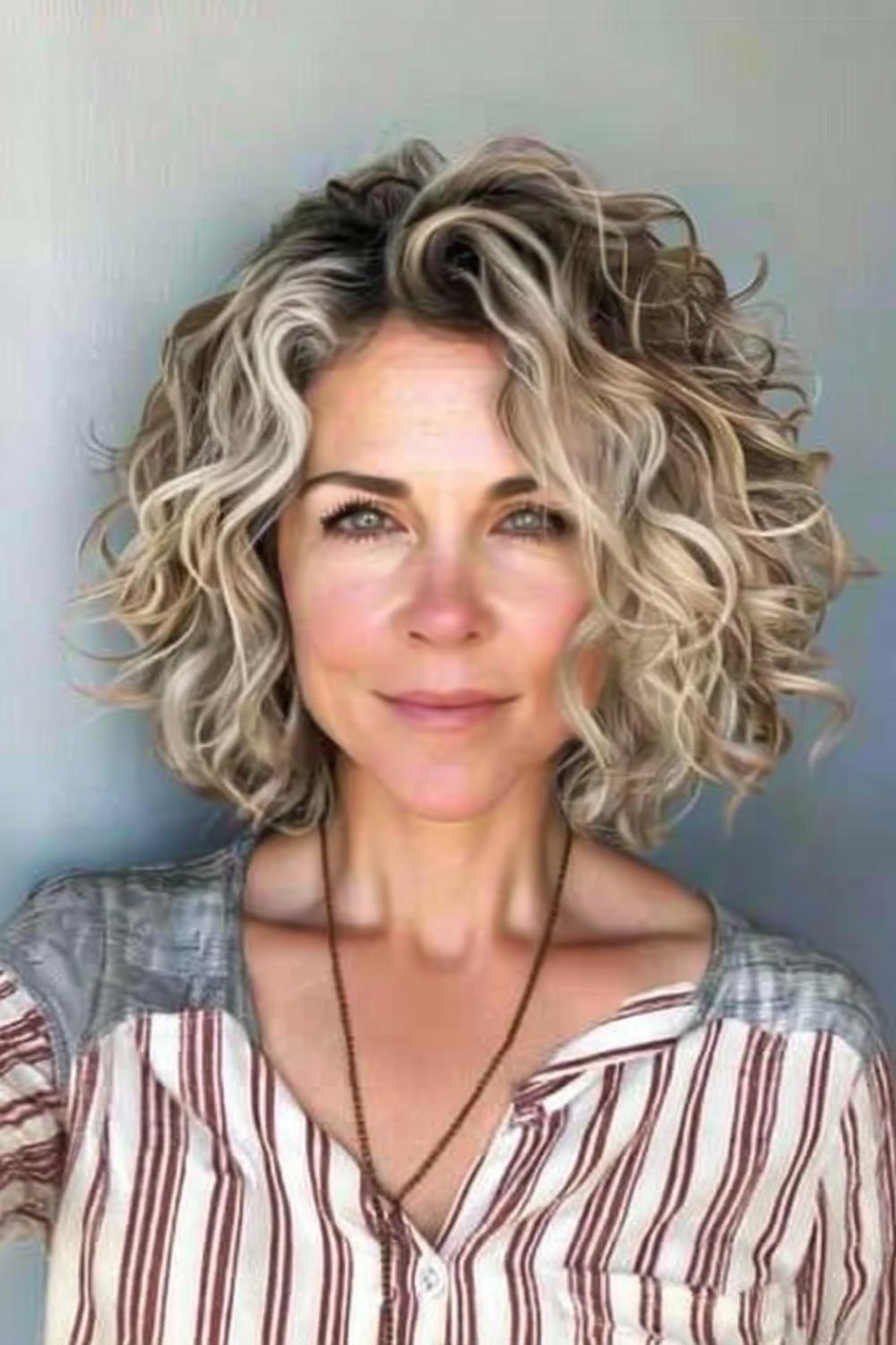 Gestructureerde Blonde Bob