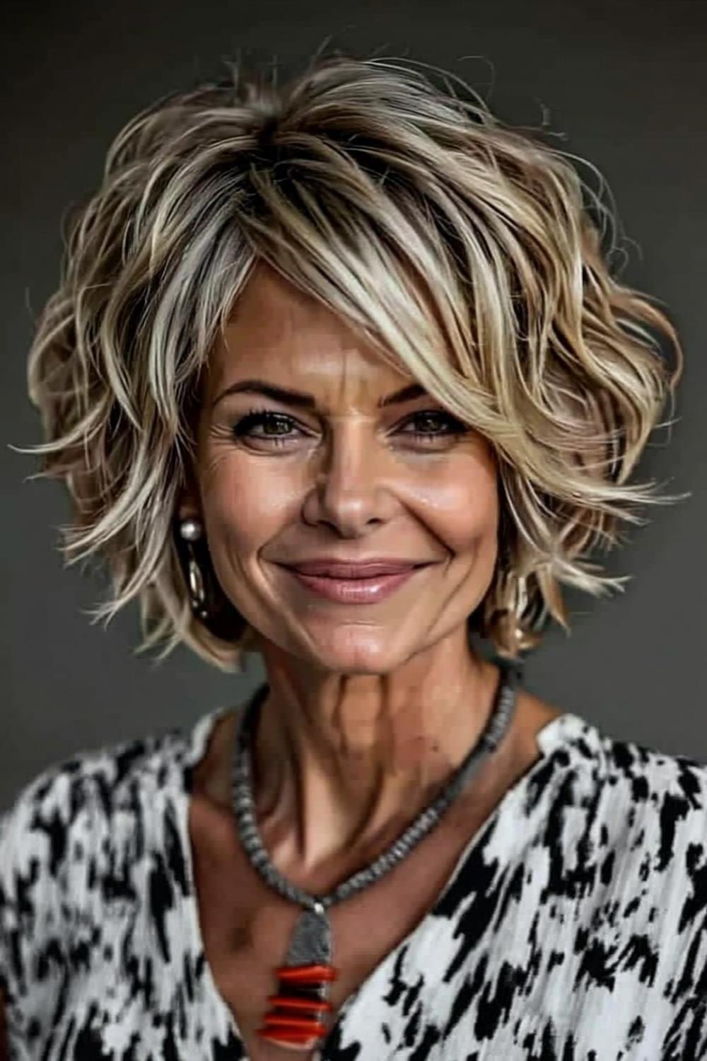 Stijlvolle gelaagde bob