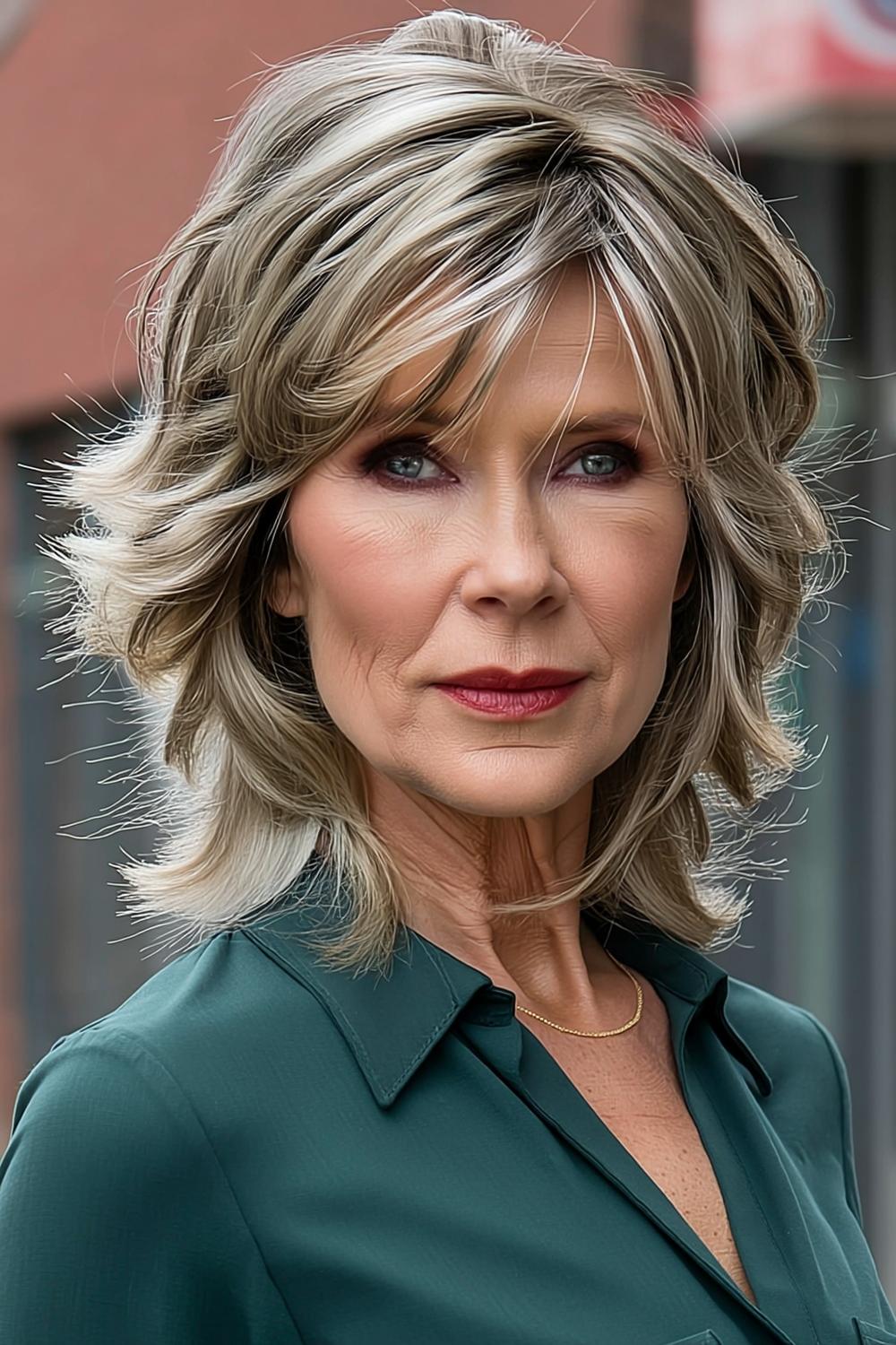 Halflang Krullend met Laagjes