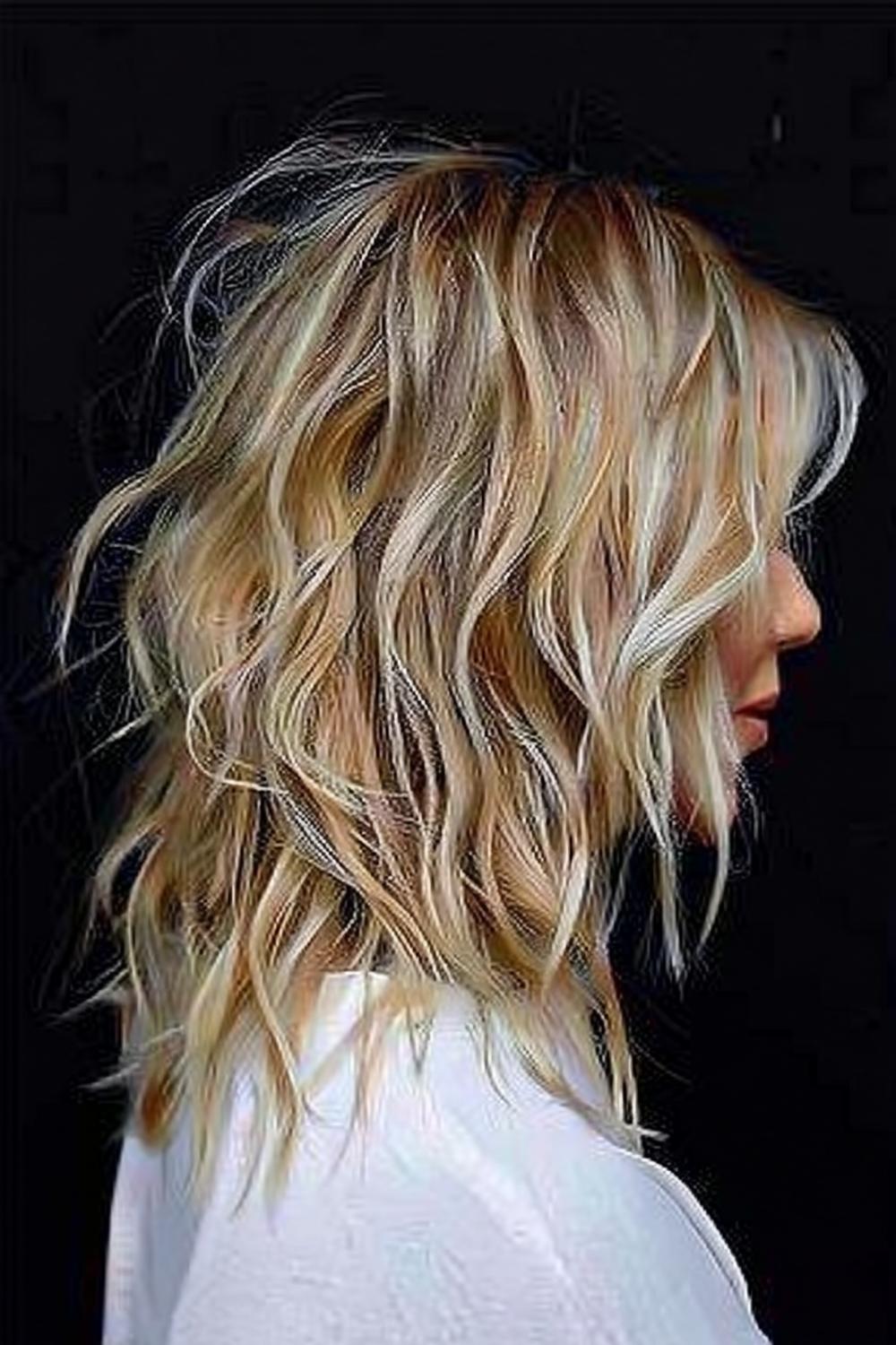 Golvende Blonde Lagen