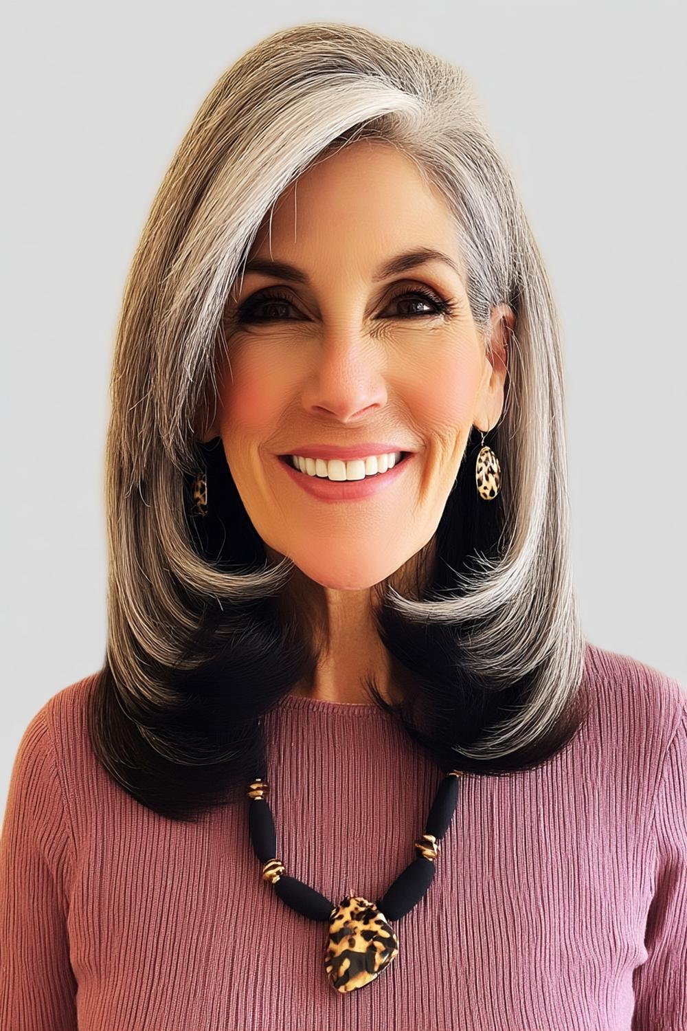 Grijze Highlights met Lagen