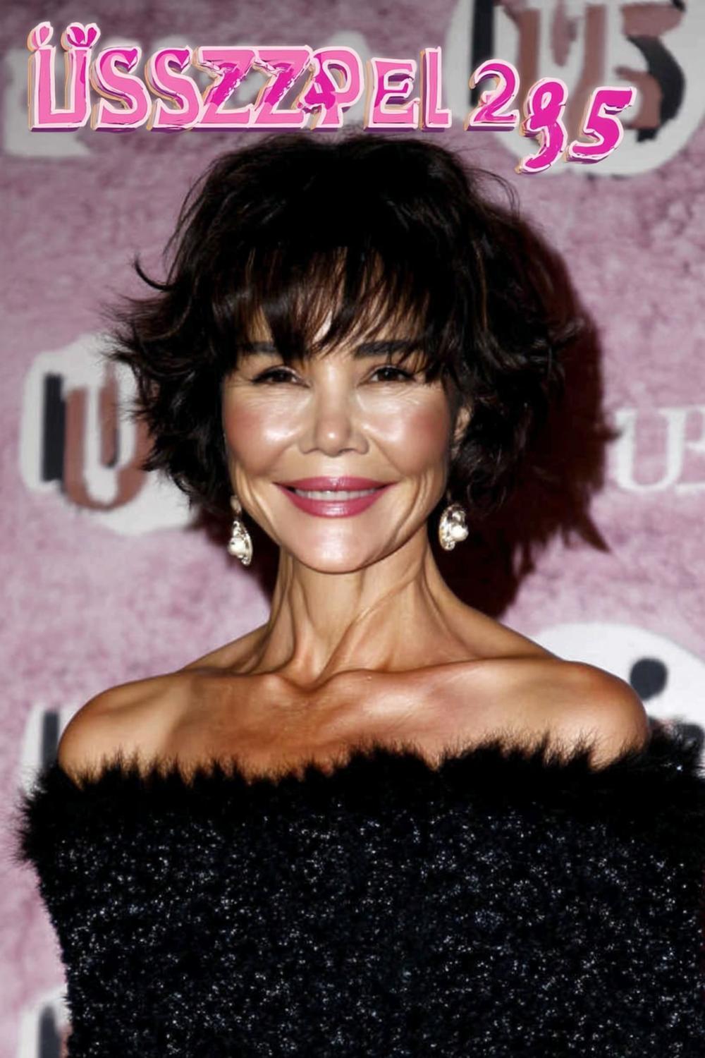 Glamoureuze donkere bob