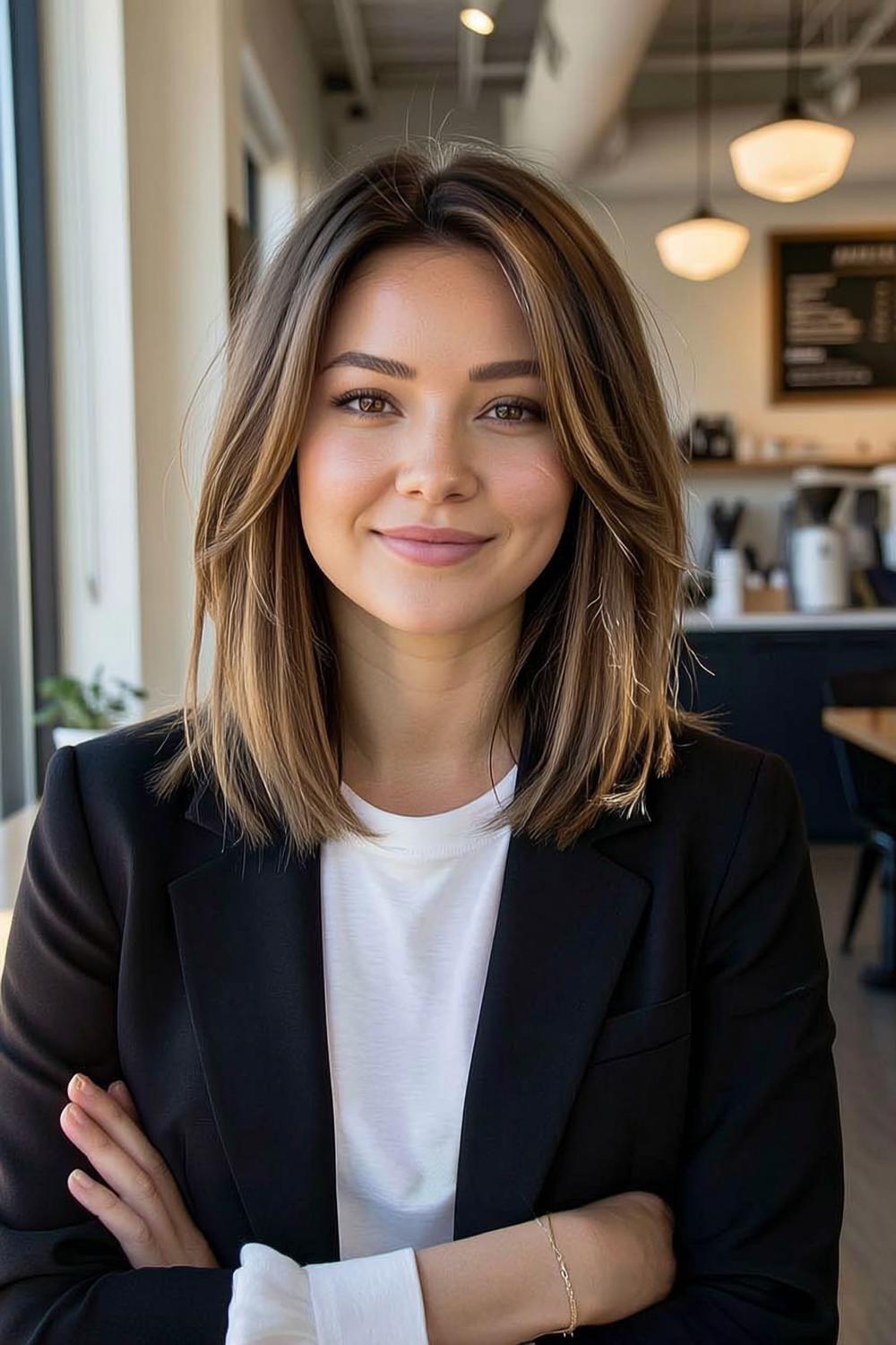 Professionele Blonde Sophistication