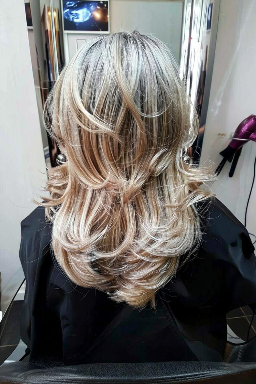 Volumineuze Blonde Krullen