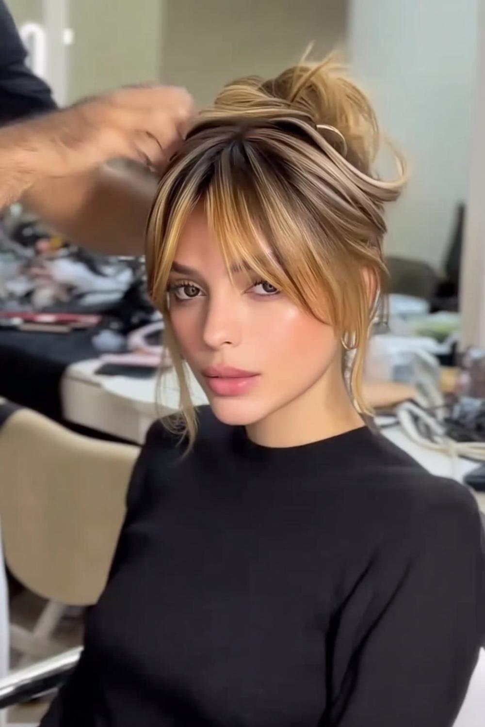 Blonde Korte Pony Charme