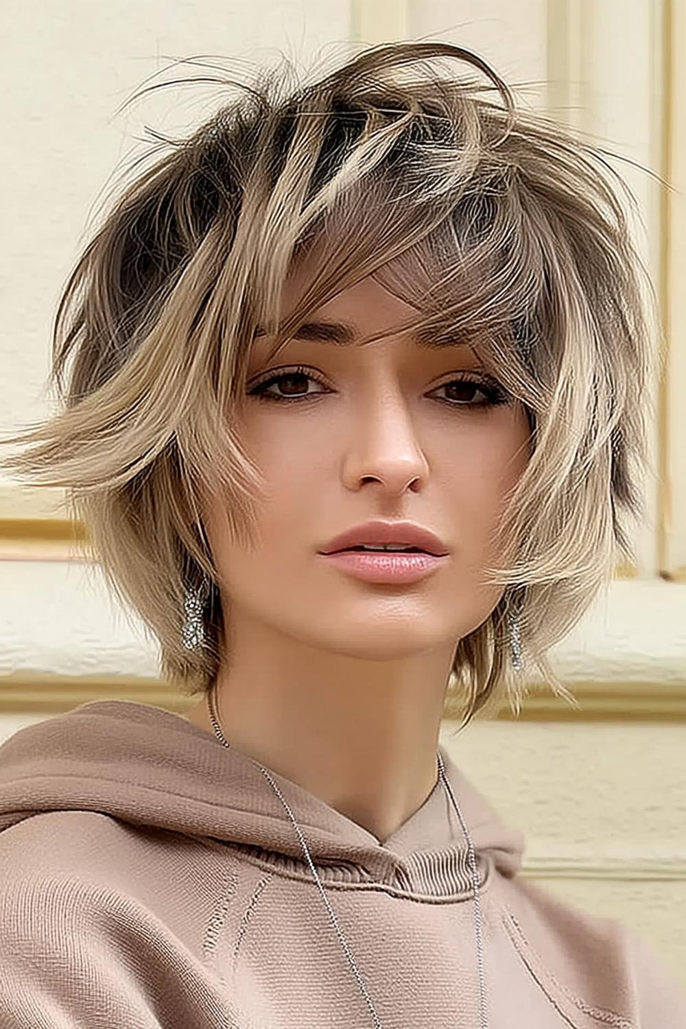 Gestructureerde Shag met Pony