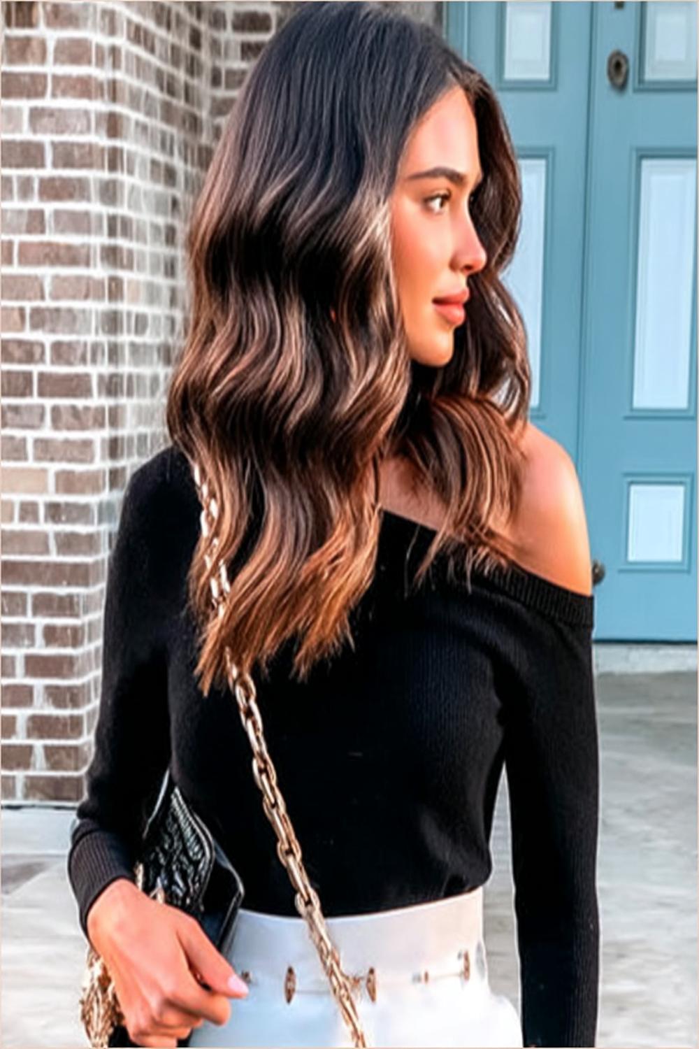 Elegante Bruine Krullen