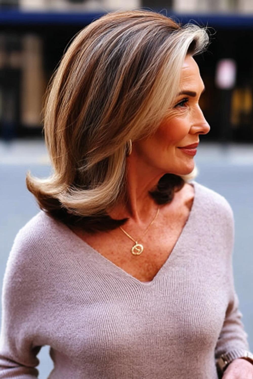 Gelaagde Elegantie met Highlights