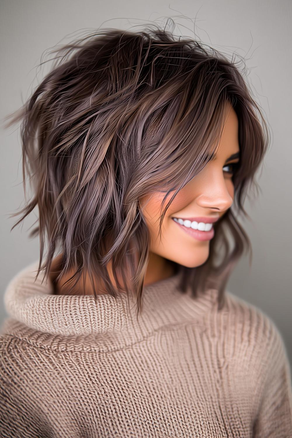 Zachte Bob met Natuurlijke Textuur