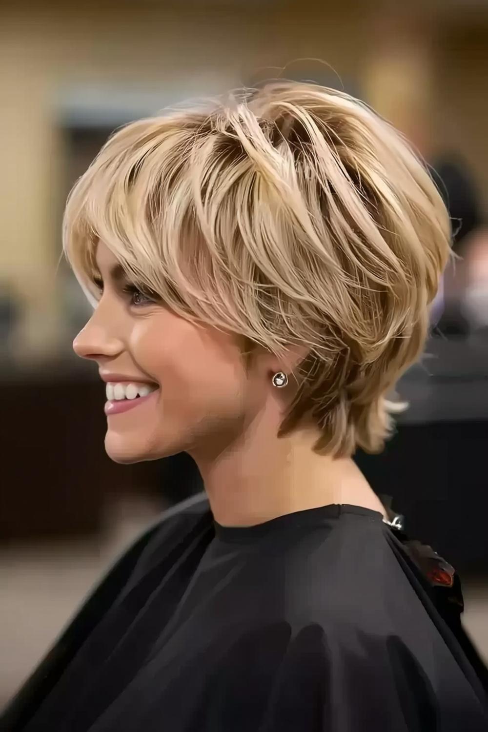 Blonde Layers Volumineus