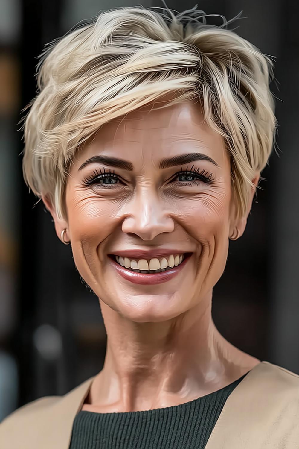 Blonde Pixie Stralend