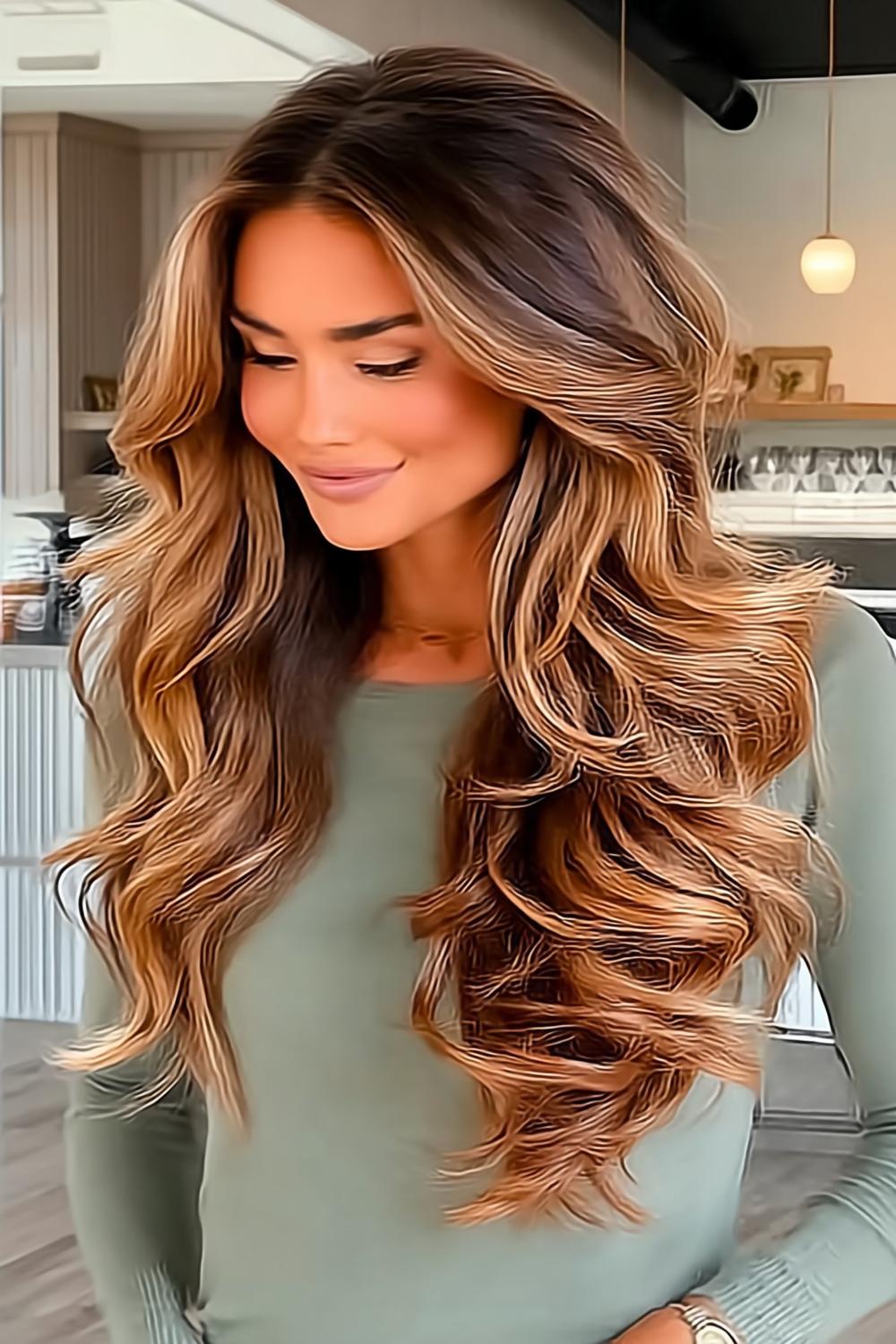 Volumineuze Gouden Lokken