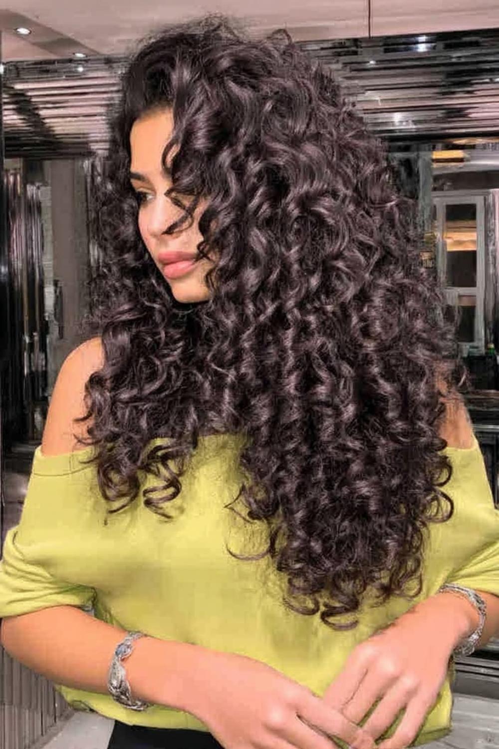 Wilde Krullen Textuur