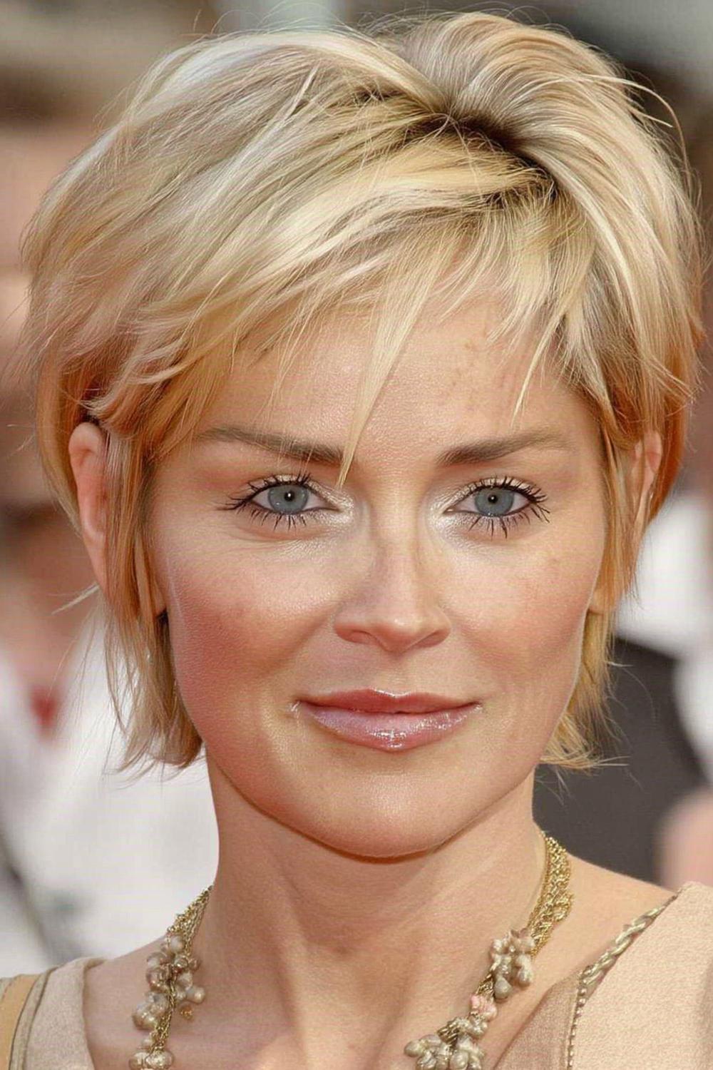 Gelaagde blonde elegantie