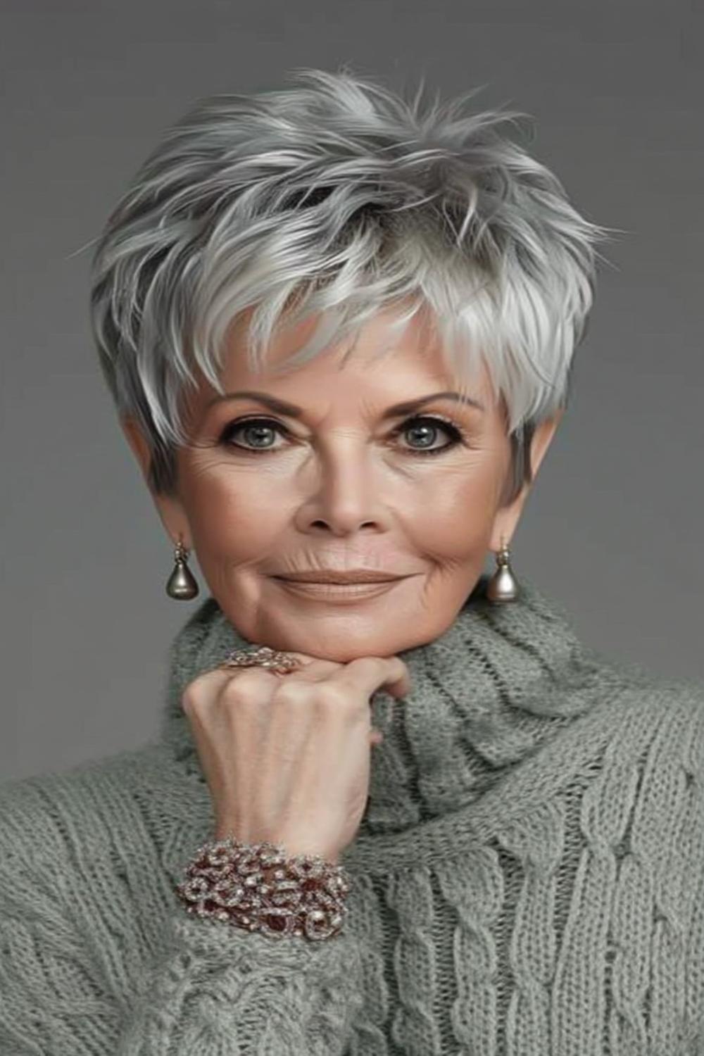 Moderne zilveren stijl