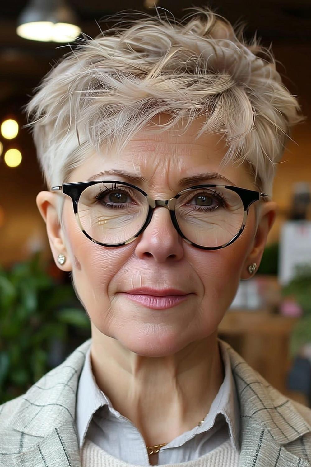 Professionele blonde stijl