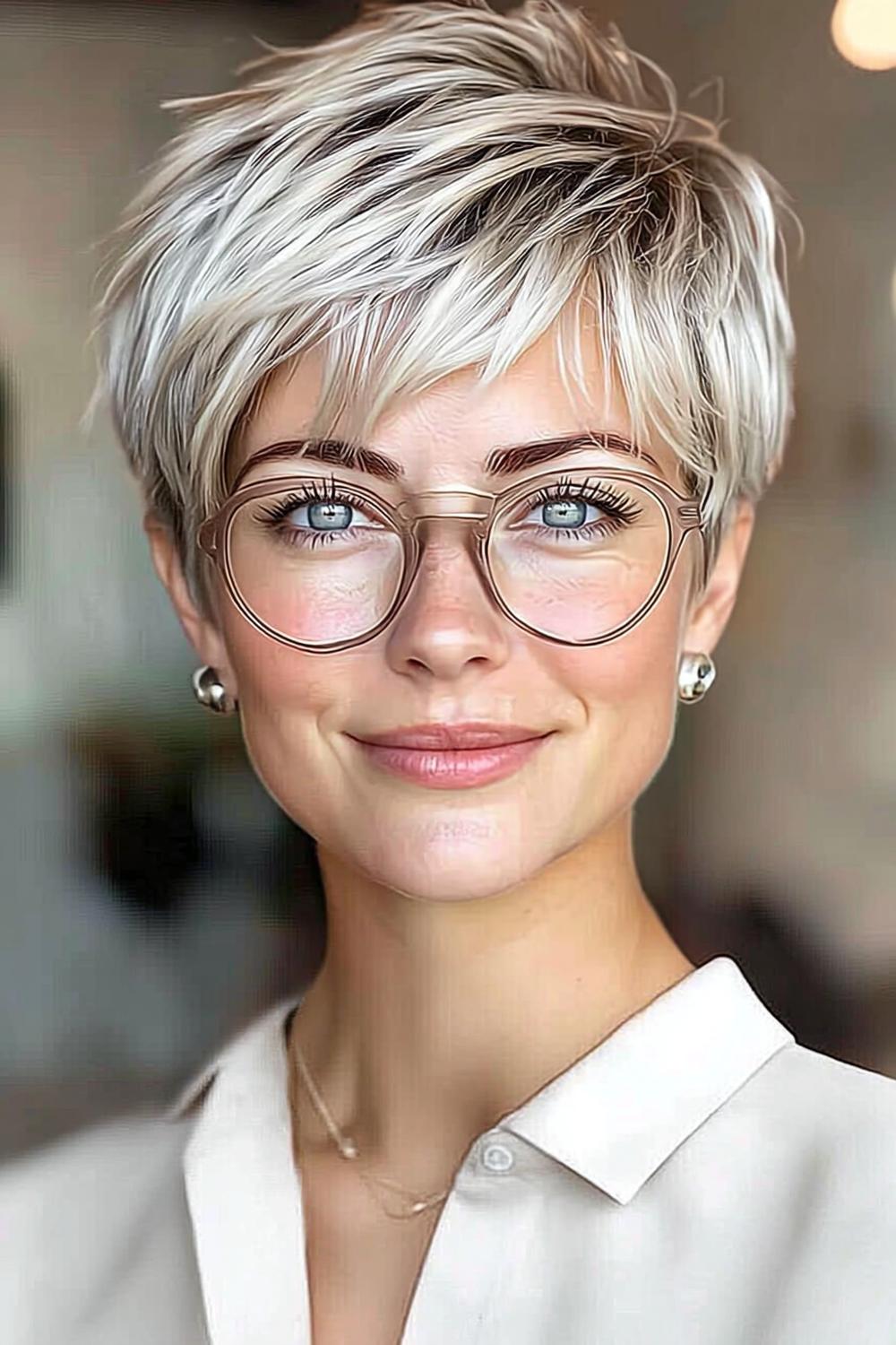 Ronde brillenharmonie