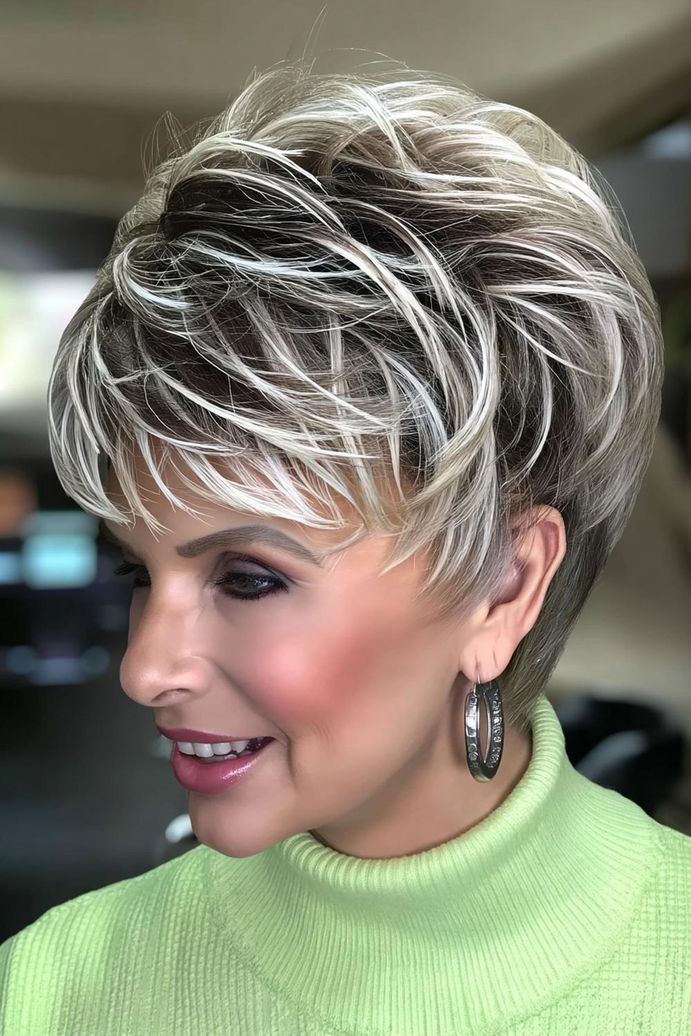 Volumineuze blonde laagjes