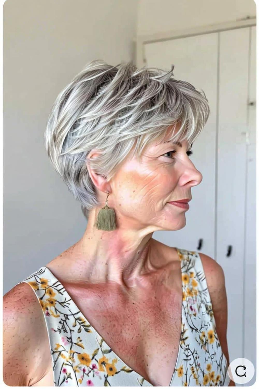 Zilvergrijs met beweging