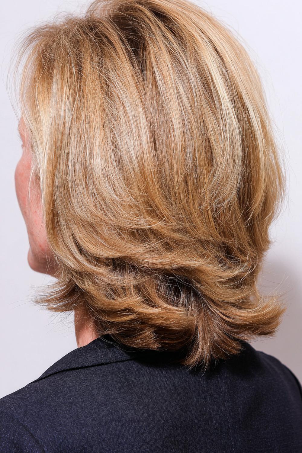 5. Kapsel met pony voor 50 plus: klassieke page-bob met volle pony en strakke contour