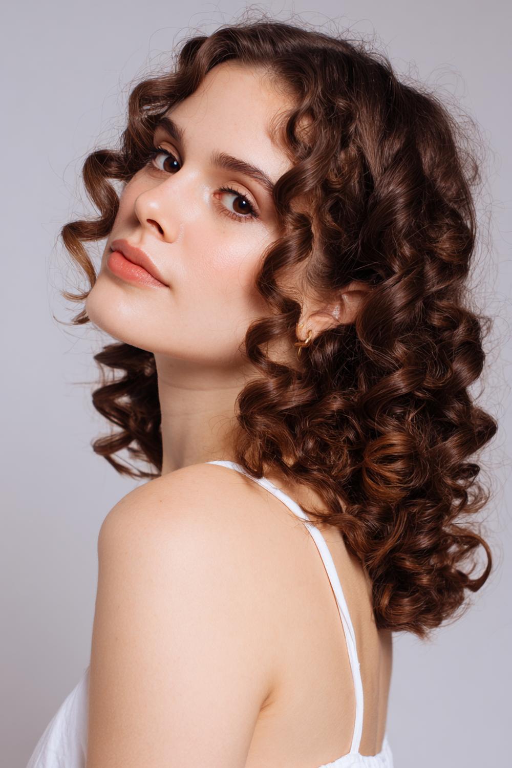 7. Kapsels zonder föhnen: de krullende plop-methode met microvezel en gedefinieerde spiralen