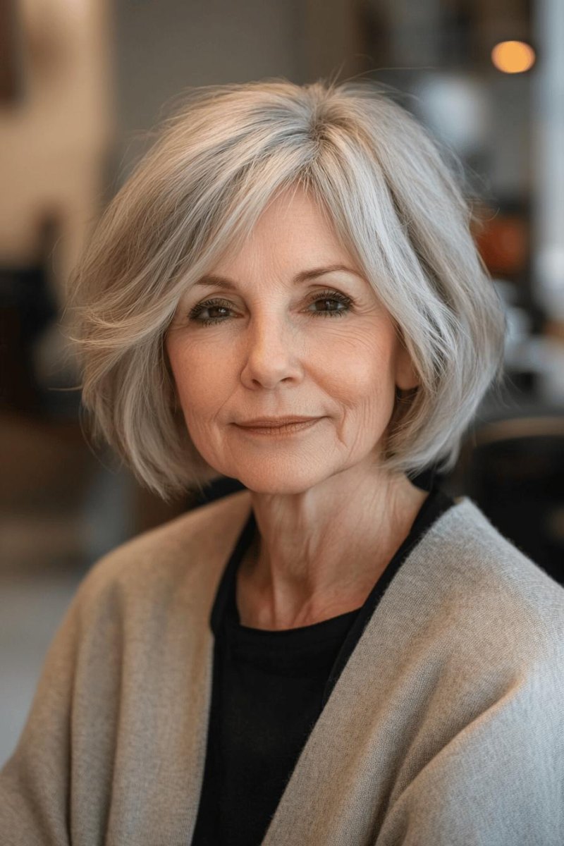 Bob hairstyles voor oudere vrouwen met stijl