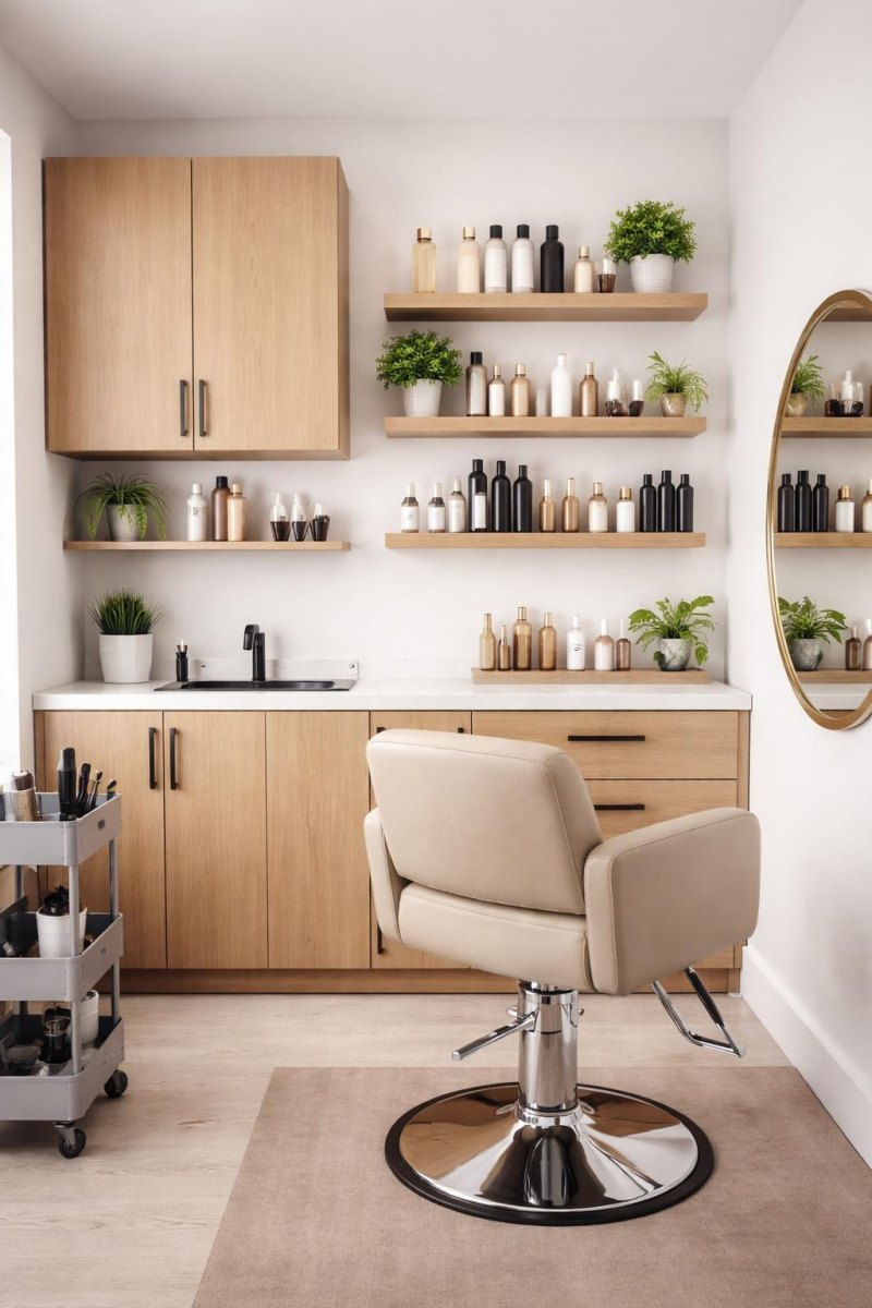 Kleine schoonheidssalon thuis